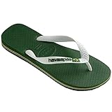 Havaianas Brasil Logo, Chanclas Unisex Adulto, Amazonia, 41/42 EU