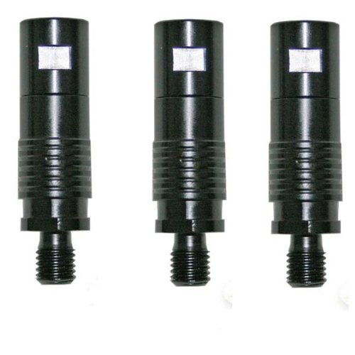 3 Single Quick Release Systems in black carp/coarse fishing