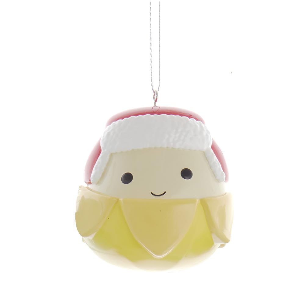 Décoration plastique jaune Kurt Adler Squishmallow idée cadeau anniversaire originale