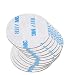 12 of VHB 3M Adhesive Dots Double-Sided Tape High Bond Conformable Acrylic Glue Replacement Kit 12 of 1.4 Inch Circle Round Big Plus Alcohol Pad