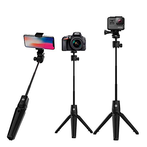 Perche selfie extra longue pour cadrage large sans effort avec declencheur Bluetooth