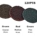 TOP-TOOL 120Pcs 2 Inch Quick Change Sanding Discs Set, Roll Lock Abrasive Discs for Die Grinder, Zirconia & Aluminum Oxide, Surface Prep, Rust Paint Removal, Deburring, Weld Cleaning (Fine/Med/Coarse)