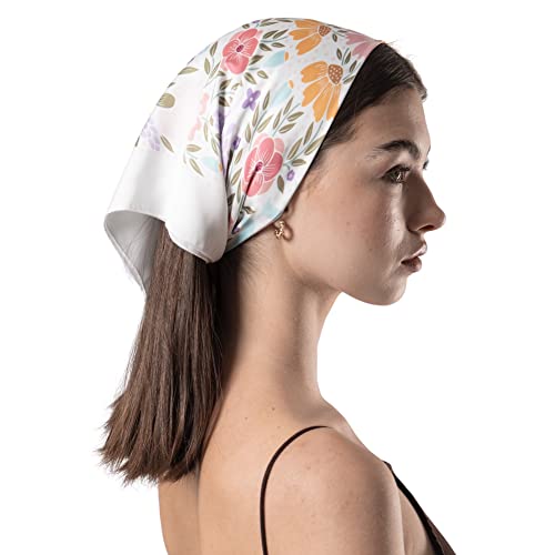 Catholic Veil Head Scarf - Bandana Style Chapel Veils Catholic Mass - Marian Floral Mantilla for Church2
