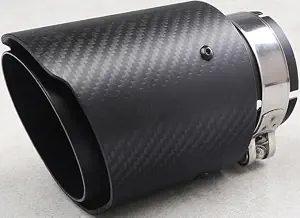 CKEASCIN Matte Carbon Fiber Stainless Steel Exhaust Tip for Subaru Forester (2019–2026)