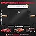 Zettum Car Windshield Cover for Ice and Snow - 600D Windshield Snow Cover with Side Mirror Cover Heavy Duty, Standard Winter Frost Hail Protector for Most Car, Truck, SUV, Van and MPV (70 x 50 Inch)