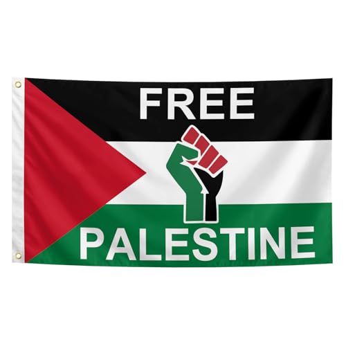 Free Palestine Flag 3x5Ft Palestinian Flags with Brass Grommets