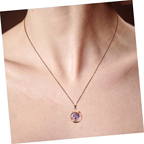 Collier ras du cou rose et or pour femme chaîne en argent chic - 4