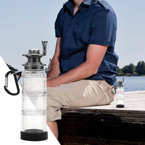 Petite bouteille d'appât de pêche d'extérieur pour sessions de pêche itinérantes