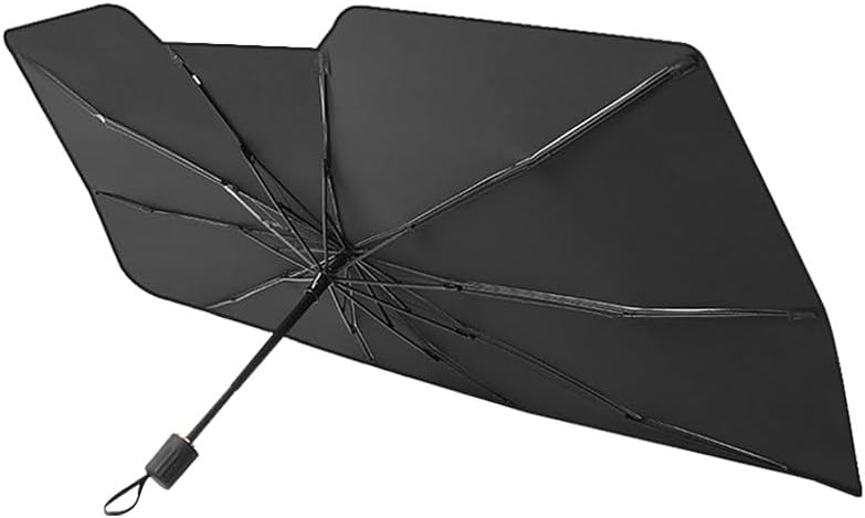 Foldable Windshield Sun Shade Umbrella for Buick Enclave Encore, Car Windshield Sun Shade, Front Window Cover to Block Heat and UV Rays, Car Sunshade Umbrella,A 128cm*80cm