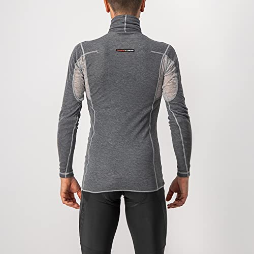 Castelli Men's Flanders Warm Neck Warmer For Road And Gravel Biking I Cycling - Gray - X-Large #TOP1
