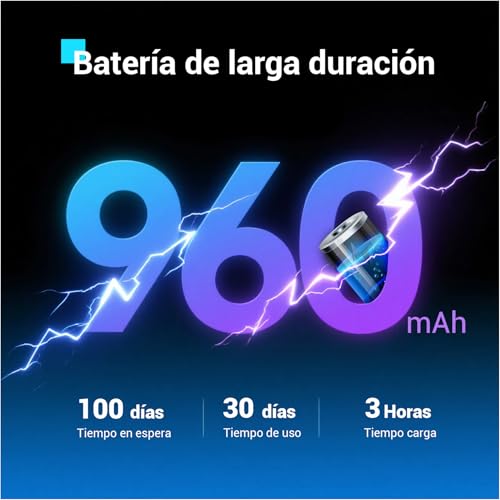 Miniatura 4 de Blackview Reloj Inteligente Hombre Con Linterna Y Brújula, 1,45 Smartwatch Con Llamadas Bluetooth, Pulsómetro, Oxímetro, Monitor De Sueño, Podómetro, 100 Modos Deportivos, Batería Grande De 960 Mah