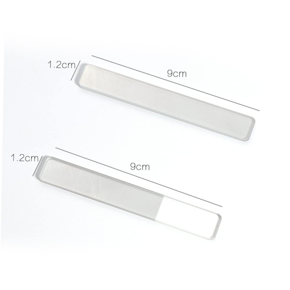 Healvian 6pezzi Unghie Con Manico Trasparente e Custodia Strumenti Per Manicure Professionale Per Trattamenti Art Design Compatto e Portatile