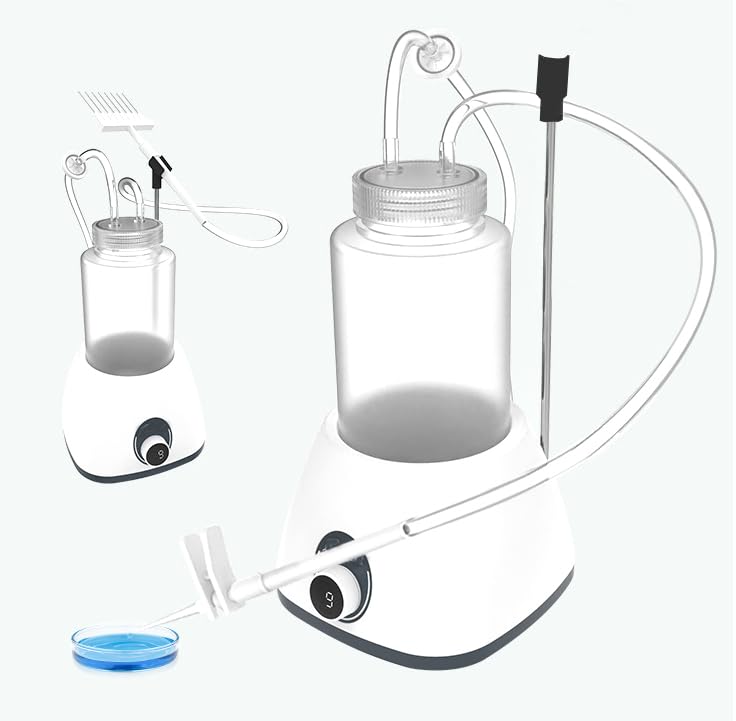 Mini Reciclador Portátil De Residuos Líquidos De Laboratorio, Botella Aspiradora Al Vacío, 1 L, Velocidad De Succión De Líquidos De 1,6 Litros Por Minuto, Para Enseñanza O Investigación Científica.