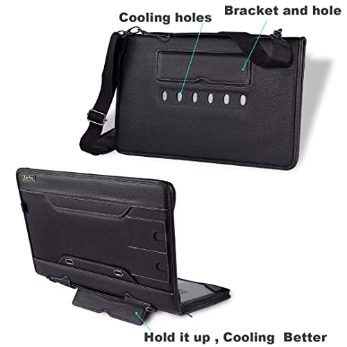 Protective Case Cover Compatible with HP Probook 450 G8/G9/G10,Probook 455 G10 /G9 /G8 15.6 inch Laptop Sleeve Notebook Stand Carry Hard Case Messenger Shoulder Bag Handbag4