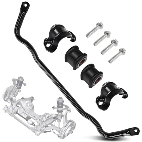 LOBIUTIYA 55398938AC Front Sway Bar Kit, Front Suspension Stabilizer Bar with Bushing Kit Fits for 2009-2010 Dodge Ram 1500, 2011-2018 Ram 1500, 2019-2022 Ram Classic 1500 4WD, #55398938AB Sway Bar by LOBIUTIYA - Used condition - US$45.09