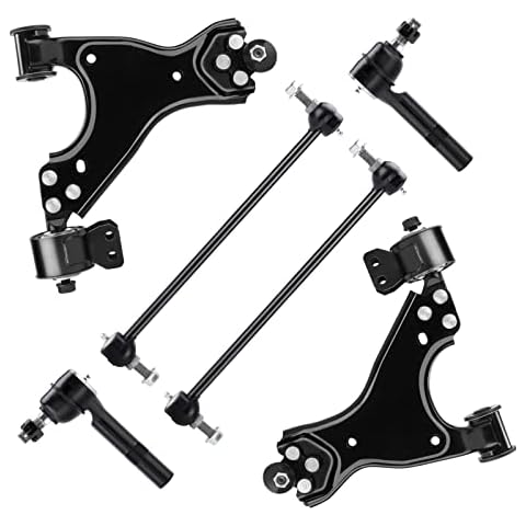 TadaMark Front Lower Control Arms Suspension Kit Fit for 2008-2017 Buick Enclave 2009-2017 Chevrolet Traverse 2007-2016 GMC Acadia 2007-2010 Saturn Outlook - 6pcs Cover