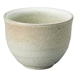 丸伊製陶 信楽焼 へちもん 湯呑 容量約200ml すず釉 ホワイト MR-3-4480