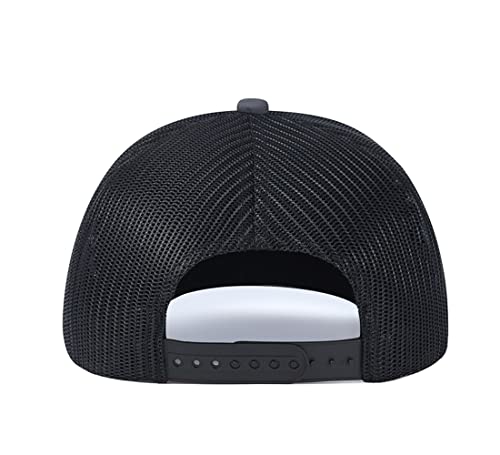 Image of Quanhaigou Trucker Hat - Mesh Snap Back - Unisex Adjustable Baseball Cap - Outdoor Hats for Men Women