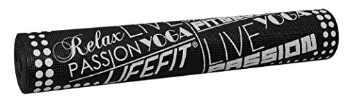 LIFEFIT Slimfit Gymnastics Mats 173 x 61 x 0.4 cm Black, 173x61x0.4 cm - Image 2