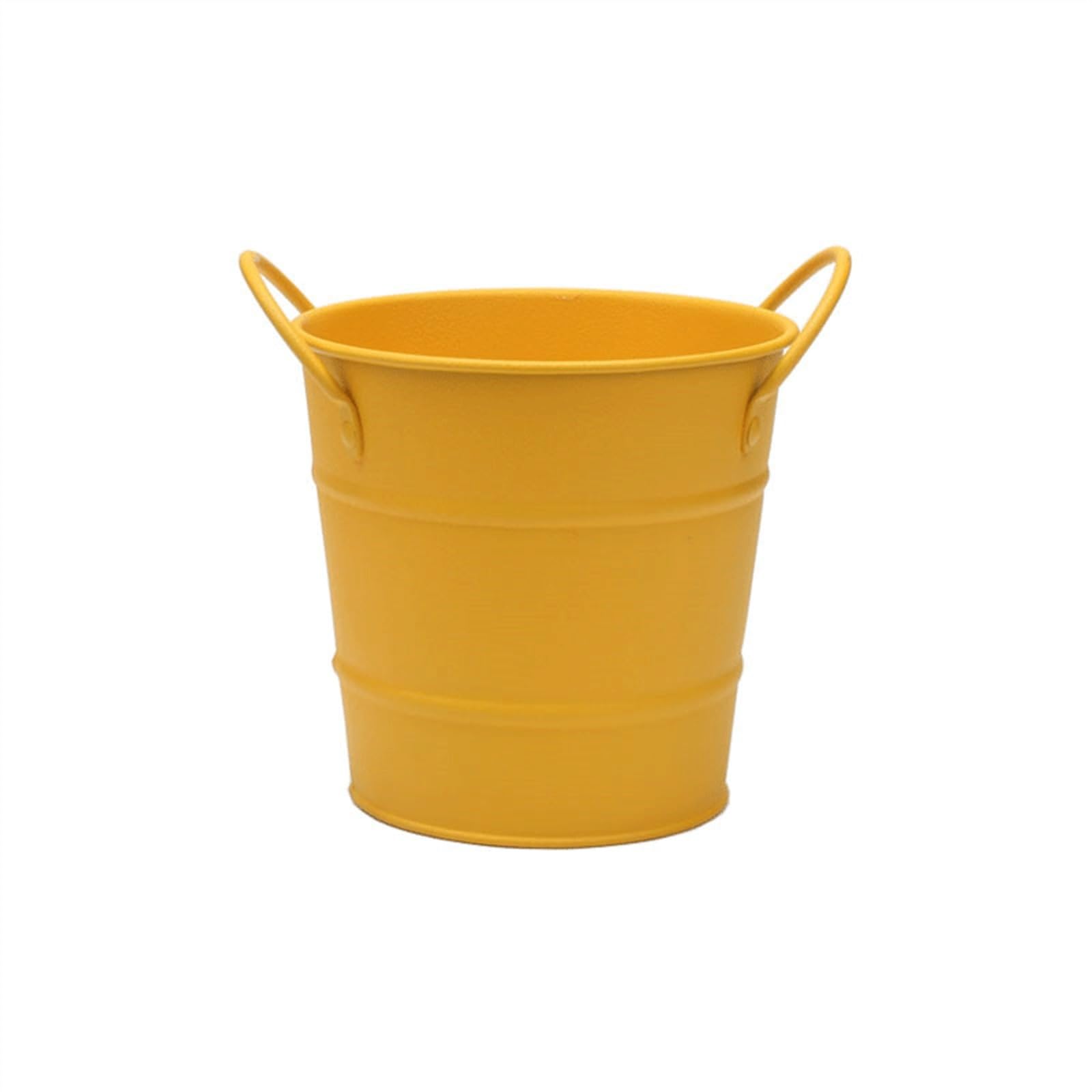 Cubo de champán Cubo de hielo de 600ml, vajilla de acero inoxidable, cubo for aperitivos, cubo de hielo, Mini cubo de almacenamiento, papelera for escritorio Enfriador de cerveza, bebidas y vino(Yello