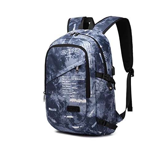 Kono Laptop Backpack, 15.6 inch Laptop Bag with USB Charging Port