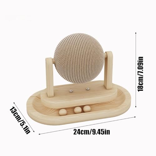 Arbre à chat avec balle durable pour maison et bureau chic - 7