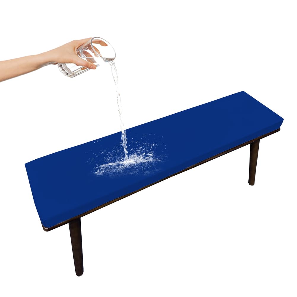 Coussin de banc imperméable et antidérapant avec housse amovible pour balancelle