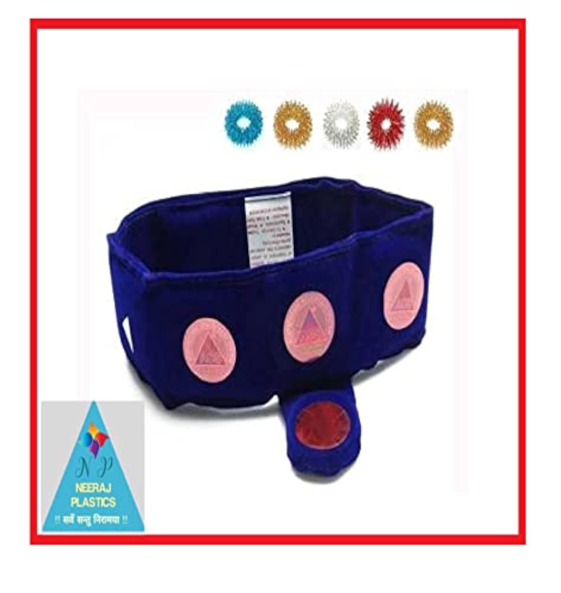 N P NEERAJ PLASTICS Acupressure Magnetic Therapy Cervical Neck Belt