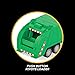 Driven by Battat – Toy Recycling Truck For Kids – Toy Work Vehicle – Lights & Sounds – Movable Parts – 3 Years + – Micro Recycling Truck, Green