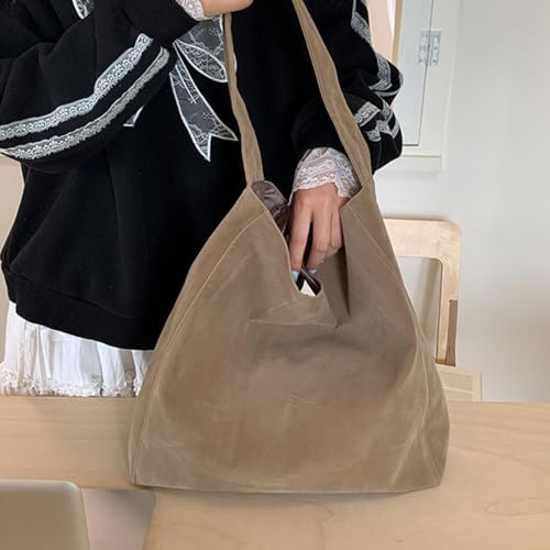 Bolso Hobo de Ante con Estampado Leopardo para Mujer miniatura 3