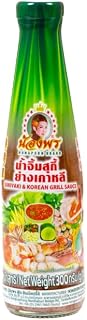 น้องพร Classic Sesame and Chili Suki & Korean BBQ Dipping Sauce, Savory Hot Pot Condiment for Meat and Vegetables, 300g
