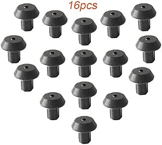 Pack of 16 Compatible with GE WB2K101 Gas Range Burner Grate Feet, Rubber