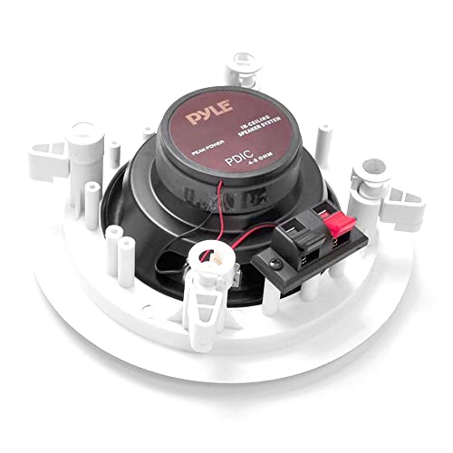 8) New Pyle Pro Pdic61Rd 6.5'' 200W 2-Way In-Ceiling/Wall Speaker System White #TOP4