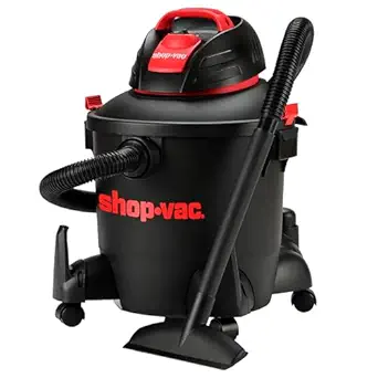 Shop-Vac 5922805 Wet/Dry Vacuum, 8 Gallon, 4.5 Peak HP, 1.25 Inch Diameter x 7 Foot Hose, 6 Foot Cord, Ideal for Jobsite, Garage, Workshop & Home