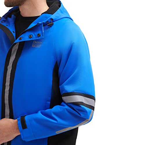 Image of DKNY mens Dkny Men's Taslan Performance Hoody With Reflective Detail
