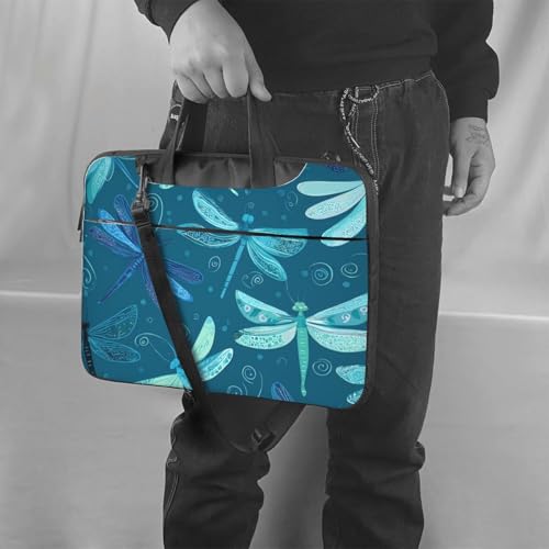 Maletín para laptop 15.6 pulgadas impermeable azul miniatura 2