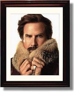Will Ferrell Autograph Promo Print - Anchorman - Framed 8x10