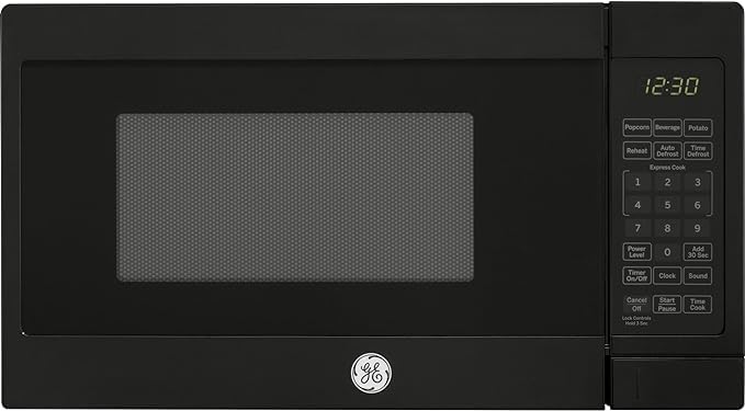 GE Countertop Microwave Oven Compact 0 7 Cubic Ft 700-watt Capacity 6 Auto Cooking Settings Child-Lock Technology Kitchen