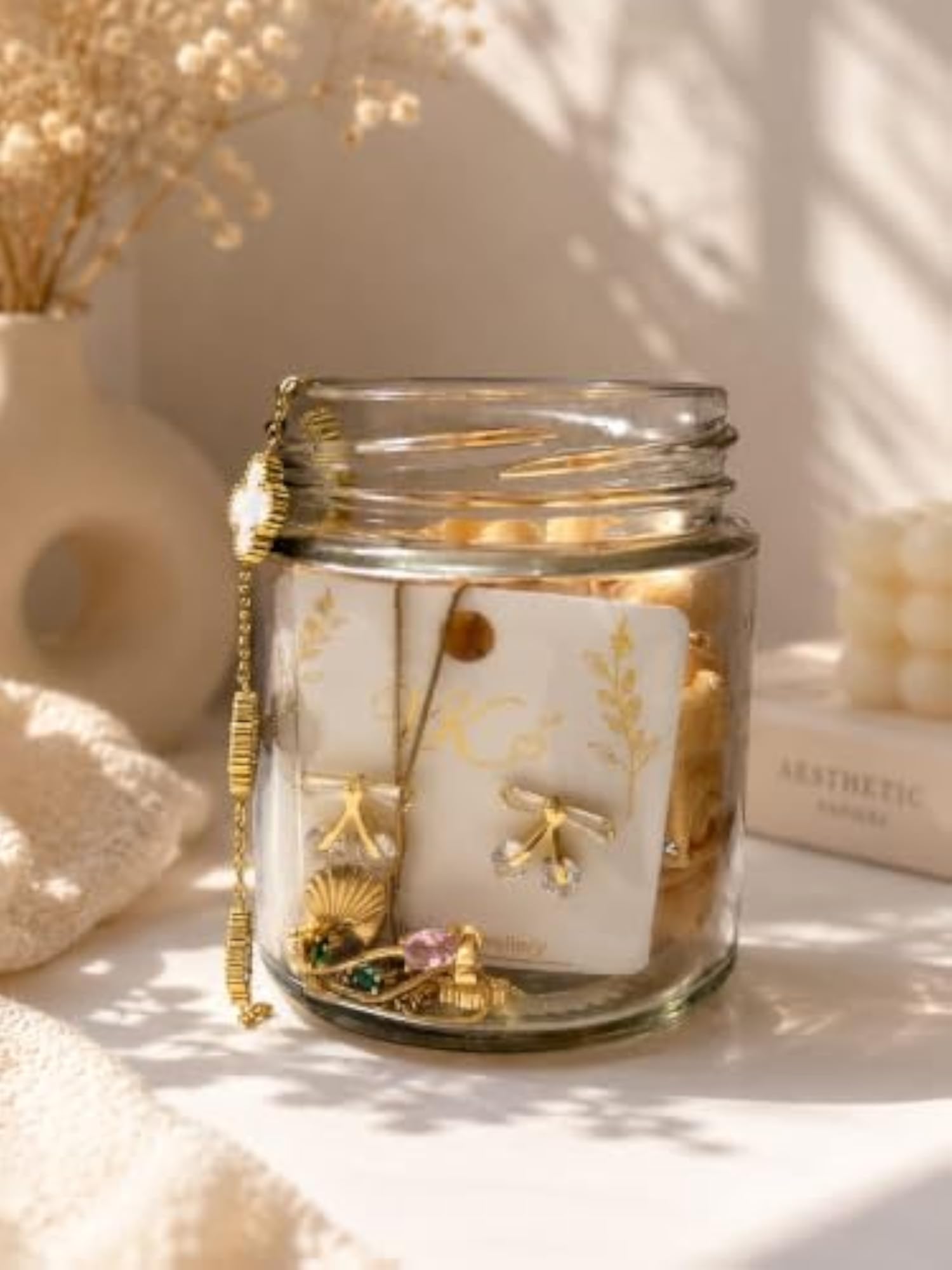 Mini Mystery Jar Anti Tarnish Waterproof Jewellery Holder