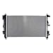 AUTOSITY CU13197 Radiator, Compatible with 2011-2015 Cruze, 2016 Cruze Limited, Aluminum Automotive Replacement Radiator