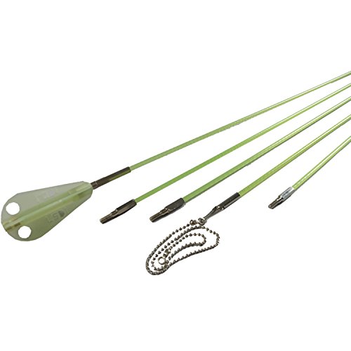LABOR SAVING DEVICES 81-130 Creep-Zit Fiberglass Wire Running Kit (Green), one Color