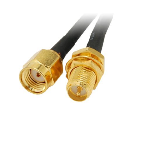 SJT® 3 Meters Female to Male RPSMA Coaxial Extension Cable Amazon.in