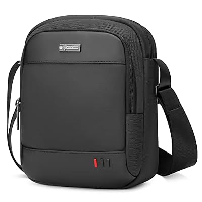 BAIGIO Borsello Uomo Tracolla Casuale Borsa a Tracolla da Uomo Piccolo Borsa a Spalla Ipad per Sportiva, Viaggio, Lavoro