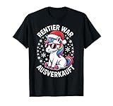 Weihnachten Einhorn Lustig Spruch Kawaii Brille