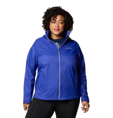Columbia Womens Switchback IV Rain Jacket, Clematis Blue, X-Large by Columbia - Image 2