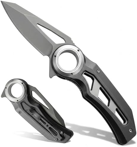 Folding Utility Knife, Gift For Man Woman (Black)