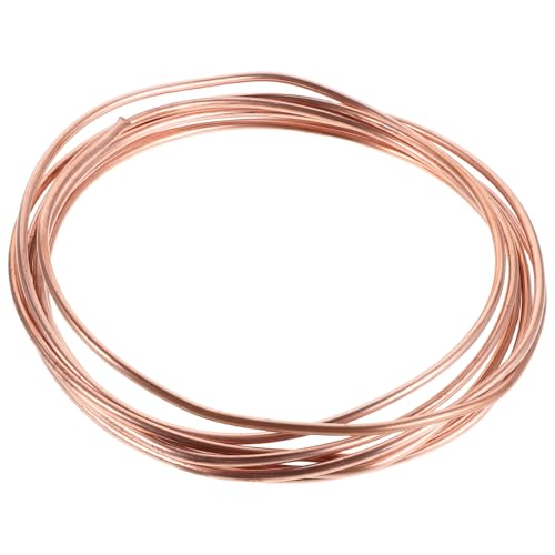 LIFKICH Pure Copper Soft Tube Coil 1.6mm Od X 0.6mm Id 5m Length Flexible Copper Refrigeration Tubing for Hvac Ac Unit and DIY Industrial Use
