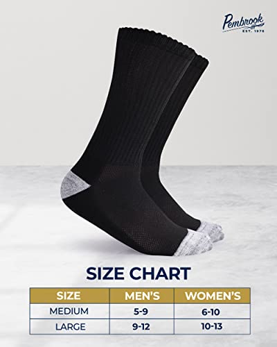 Pembrook Diabetic Socks For Men And Women - Non Binding Socks Women | Neuropathy Socks For Men And Neuropathy Socks For Women | Edema Socks For Diabetics Women | Diabetic Socks Women #TOP5