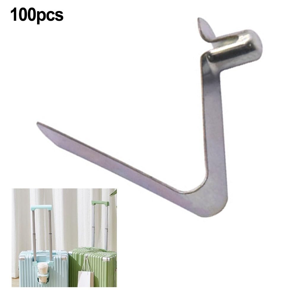 Clip a molla per canoa kayak pagaia 5,5 mm acciaio argento 100 pezzi