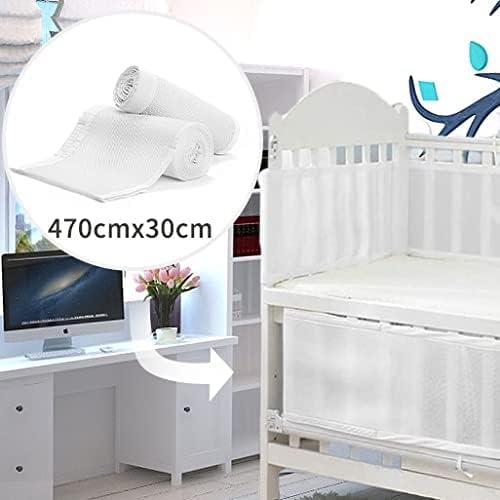 Cot Bumper Baby Boys Girls Nursery 4Sided Crib Bed Liner Bumper Set